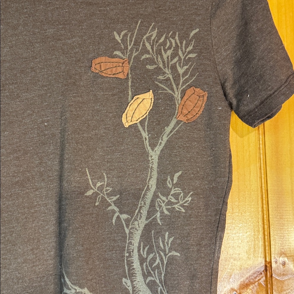 Fossil Brown Casual Tee - Picture 4 of 7
